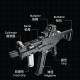 moc military ump45 smg gun assault rifle bricks toy moc military ump45 smg gun assault rifle bricks toy