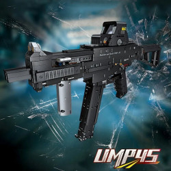 moc military ump45 smg gun assault rifle bricks toy