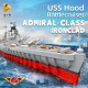 moc military uss hood battleship ww2 warship bricks toys moc military uss hood battleship ww2 warship bricks toys