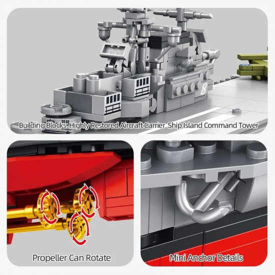 moc military uss hornet aircraft carrier warship bricks toys moc military uss hornet aircraft carrier warship bricks toys