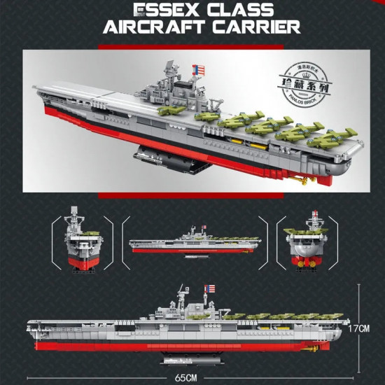 moc military uss hornet aircraft carrier warship bricks toys moc military uss hornet aircraft carrier warship bricks toys