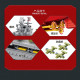 moc military uss hornet aircraft carrier warship bricks toys moc military uss hornet aircraft carrier warship bricks toys