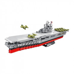 moc military uss hornet aircraft carrier warship bricks toys