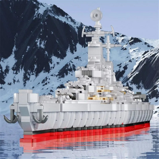 moc military uss iowa-class battleship warship bricks toys moc military uss iowa-class battleship warship bricks toys