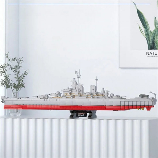 moc military uss iowa-class battleship warship bricks toys moc military uss iowa-class battleship warship bricks toys