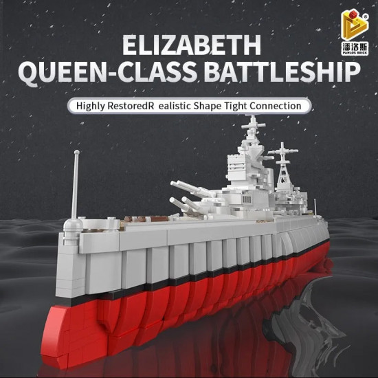 moc military warship queen elizabeth battleship bricks toy moc military warship queen elizabeth battleship bricks toy