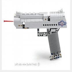 moc military weapon desert eagle pistol gun bricks toys