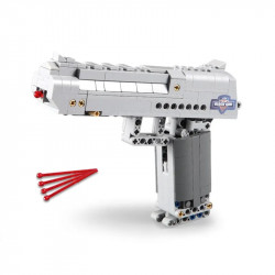 moc military weapon desert eagle pistol gun bricks toys