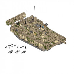 moc military ww2 99a main battle tank bricks kids toys