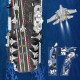 moc military ww2 aircraft carrier warship bricks toys moc military ww2 aircraft carrier warship bricks toys