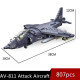 moc military ww2 av-8ii harrier attack aircraft plane bricks toys moc military ww2 av-8ii harrier attack aircraft plane bricks toys