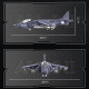 moc military ww2 av-8ii harrier attack aircraft plane bricks toys moc military ww2 av-8ii harrier attack aircraft plane bricks toys