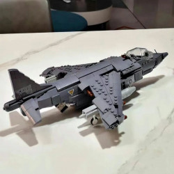 moc military ww2 av-8ii harrier attack aircraft plane bricks toys
