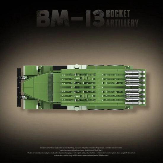 moc military ww2 bm13 rocket artillery vehicle bricks toys moc military ww2 bm13 rocket artillery vehicle bricks toys