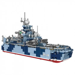 moc military ww2 bora missiles gunboat vessel bricks toys
