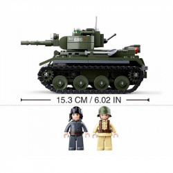 moc military ww2 bt7 fast tank bricks toys