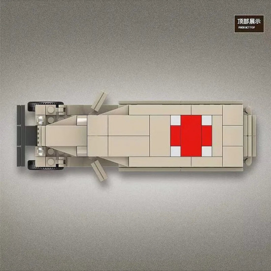 moc military ww2 gaz-55 ambulance vehicle bricks kids toys moc military ww2 gaz-55 ambulance vehicle bricks kids toys