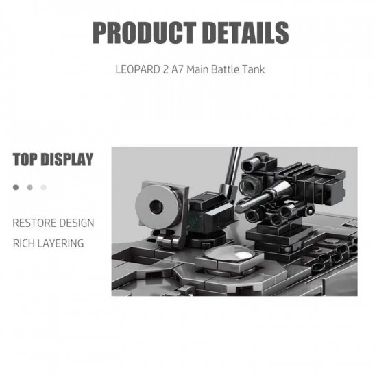 moc military ww2 german leopard 2a7 main battle tank bricks toy moc military ww2 german leopard 2a7 main battle tank bricks toy