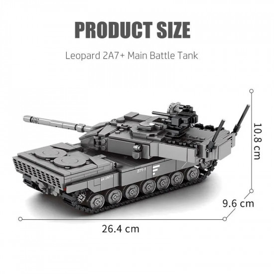 moc military ww2 german leopard 2a7 main battle tank bricks toy moc military ww2 german leopard 2a7 main battle tank bricks toy