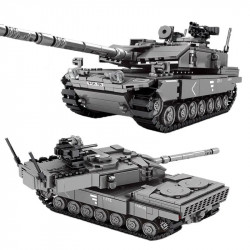 moc military ww2 german leopard 2a7 main battle tank bricks toy