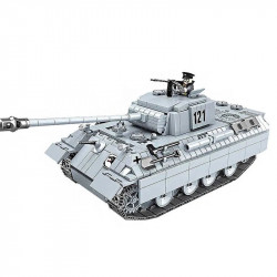 moc military ww2 german panther tank bricks toy