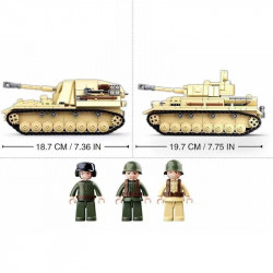 moc military ww2 german panzer iv tank kids bricks toys