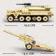 moc military ww2 half track cannon truck bricks toy moc military ww2 half track cannon truck bricks toy