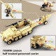 moc military ww2 half track cannon truck bricks toy moc military ww2 half track cannon truck bricks toy
