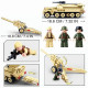 moc military ww2 half track cannon truck bricks toy moc military ww2 half track cannon truck bricks toy