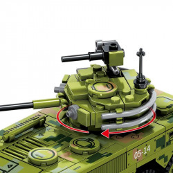 moc military ww2 infantry fighting vehicle kids bricks toy
