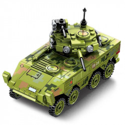moc military ww2 infantry fighting vehicle kids bricks toy
