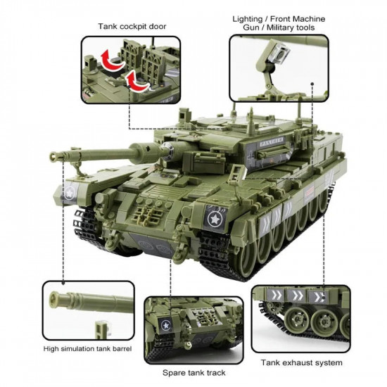 moc military ww2 leopard 2 main battle tank bricks toys moc military ww2 leopard 2 main battle tank bricks toys