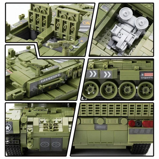 moc military ww2 leopard 2 main battle tank bricks toys moc military ww2 leopard 2 main battle tank bricks toys
