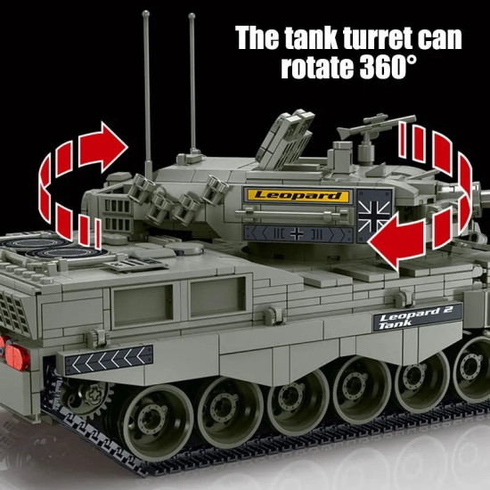 moc military ww2 leopard 2a4 battle tank bricks toys moc military ww2 leopard 2a4 battle tank bricks toys