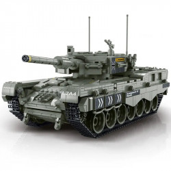 moc military ww2 leopard 2a4 battle tank bricks toys