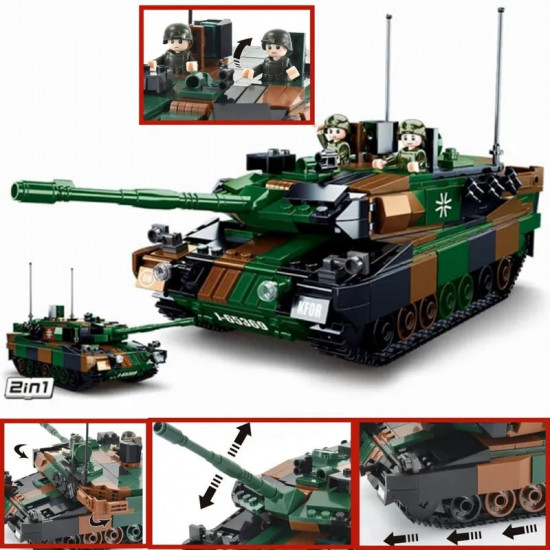 moc military ww2 leopard 2a5 tank bricks toys moc military ww2 leopard 2a5 tank bricks toys