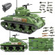 moc military ww2 m4a1 us army sherman tank bricks toy moc military ww2 m4a1 us army sherman tank bricks toy