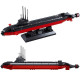 moc military ww2 navy nuclear submarine bricks toy moc military ww2 navy nuclear submarine bricks toy