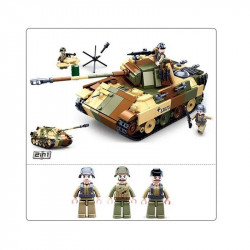 moc military ww2 panther g medium tank bricks toys