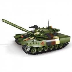 moc military ww2 t64 main battle tank bricks toys
