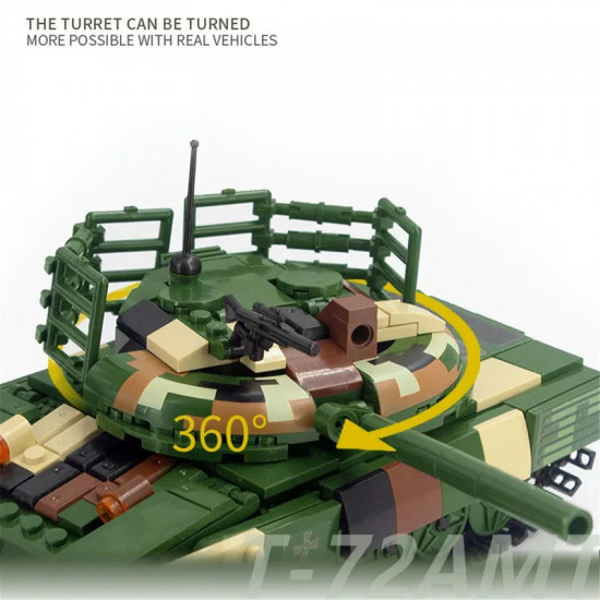 moc military ww2 t72 main battle tank bricks kids toys moc military ww2 t72 main battle tank bricks kids toys