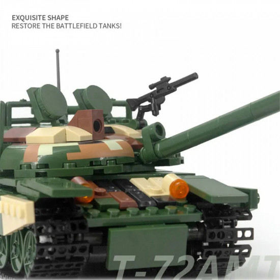 moc military ww2 t72 main battle tank bricks kids toys moc military ww2 t72 main battle tank bricks kids toys