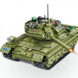 moc military ww2 type 59 main battle tank bricks toys