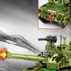 moc military ww2 type 99a main battle tank bricks toys
