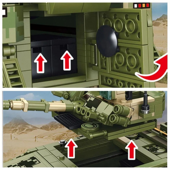 moc military ww2 zbd-04 heavy ifv canon tank bricks toy moc military ww2 zbd-04 heavy ifv canon tank bricks toy