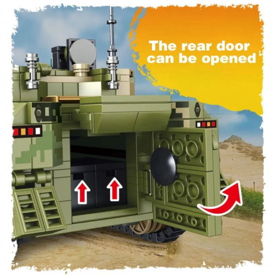 moc military ww2 zbd-04 heavy ifv canon tank bricks toy moc military ww2 zbd-04 heavy ifv canon tank bricks toy