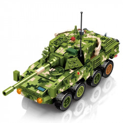 moc military ww2 ztl-11 armored assault ifv bricks toys