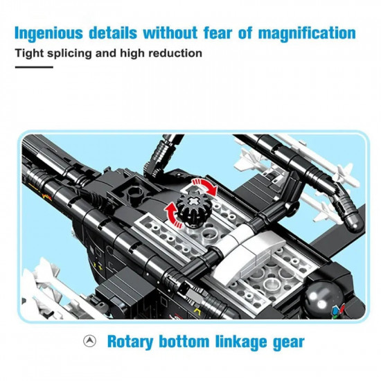moc military z-11b attack helicopter bricks toys moc military z-11b attack helicopter bricks toys