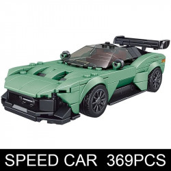 moc mini aston martin vulcan sports racing car bricks toy 27009