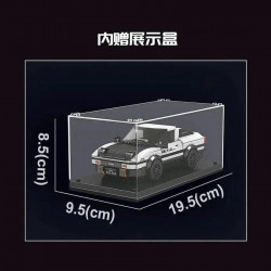 moc mini supercar toyota ae86 racing car bricks toys 27013